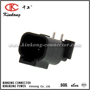 DTF13-2P 2 pin blade black car electrical connector 